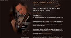 Desktop Screenshot of davefabris.com